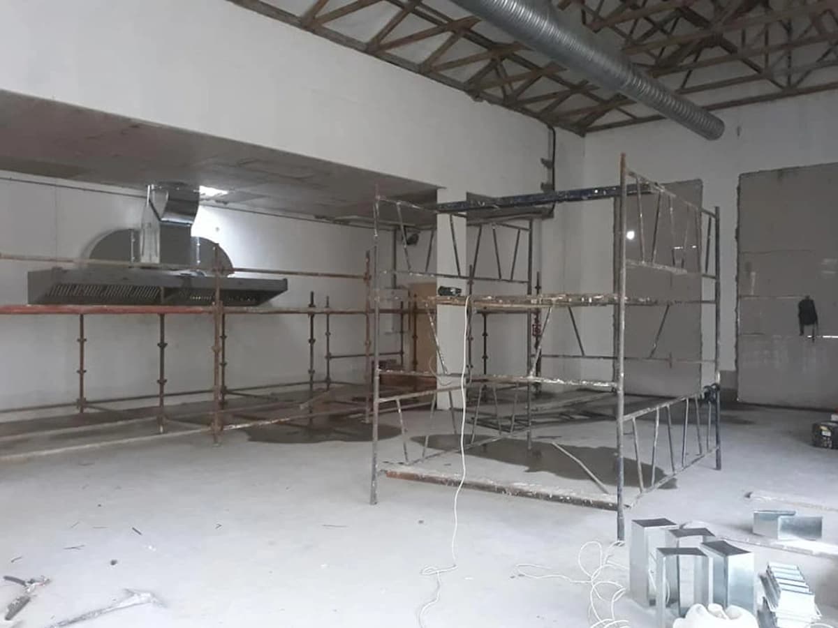 Whiteboxed retail unit ready for tenant fit-out, Cape Town